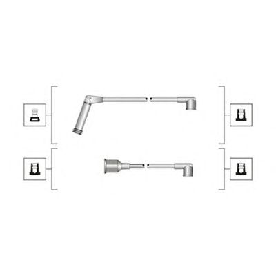 Комплект високовольтних проводів MAGNETI MARELLI 941319170058