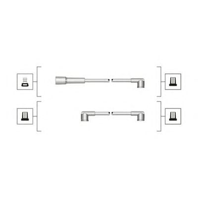 Комплект высоковольтных проводов MAGNETI MARELLI 941319170060