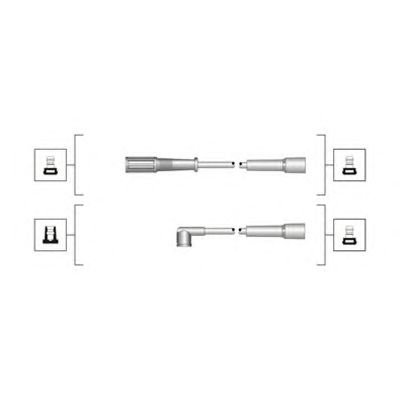 Комплект высоковольтных проводов MAGNETI MARELLI 941319170066