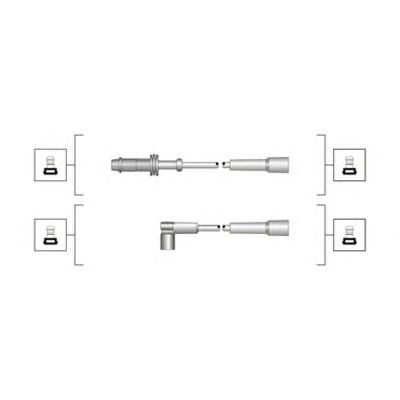 Комплект высоковольтных проводов MAGNETI MARELLI 941319170069