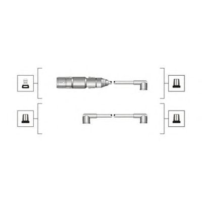 Комплект высоковольтных проводов MAGNETI MARELLI 941319170071