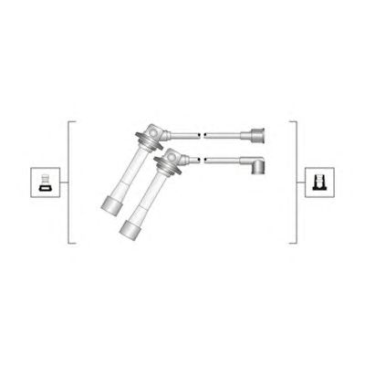 Комплект высоковольтных проводов MAGNETI MARELLI 941319170083