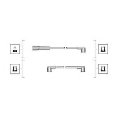Комплект високовольтних проводів MAGNETI MARELLI 941319170088