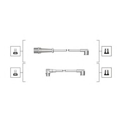 Комплект высоковольтных проводов MAGNETI MARELLI 941319170090