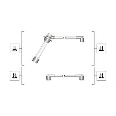 Комплект высоковольтных проводов MAGNETI MARELLI 941319170093