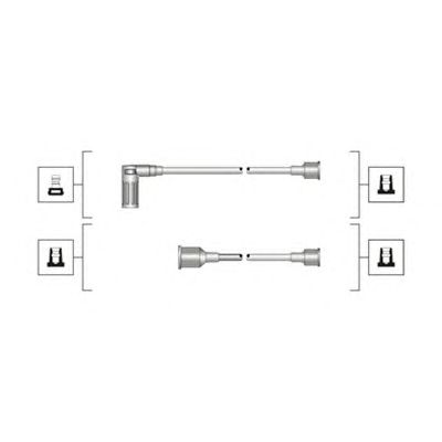 Комплект високовольтних проводів MAGNETI MARELLI 941319170094