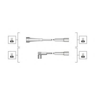 Комплект высоковольтных проводов MAGNETI MARELLI 941319170097