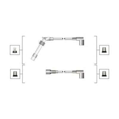 Комплект высоковольтных проводов MAGNETI MARELLI 941319170102