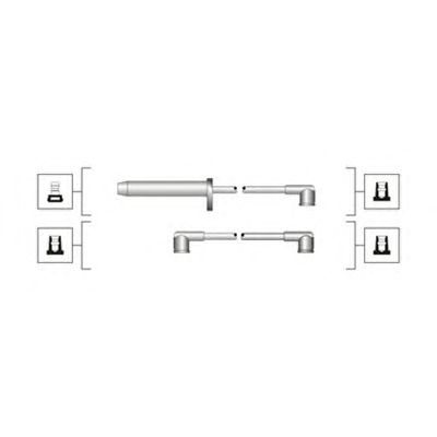 Комплект высоковольтных проводов MAGNETI MARELLI 941319170112