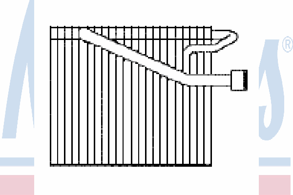 Испаритель кондиционера NISSENS 92211