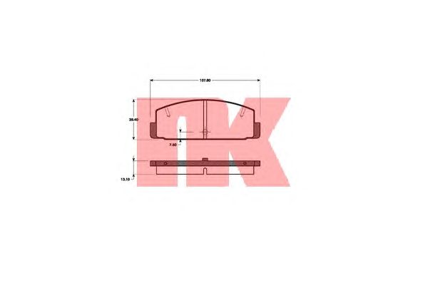 Тормозные колодки NK 223225