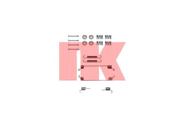 Монтажный комплект тормозных колодок NK 7923672
