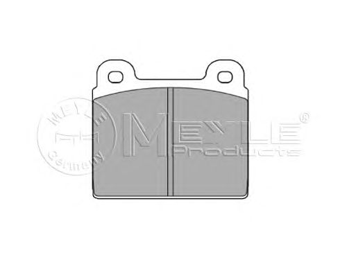 Тормозные колодки MEYLE 025 200 1115