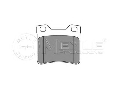 Тормозные колодки MEYLE 025 212 7817