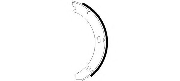Тормозные колодки ручника PAGID H9630