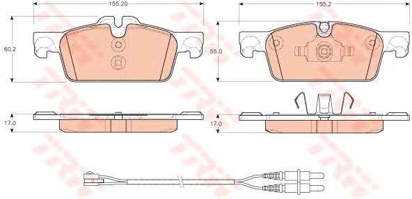 Тормозные колодки TRW GDB1929