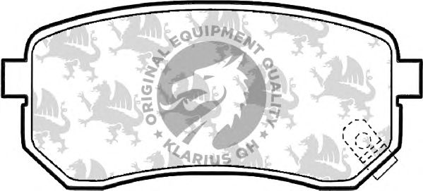 Тормозные колодки QH International BP1516