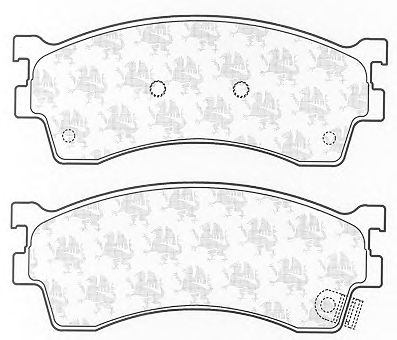 Тормозные колодки QH International BP1235