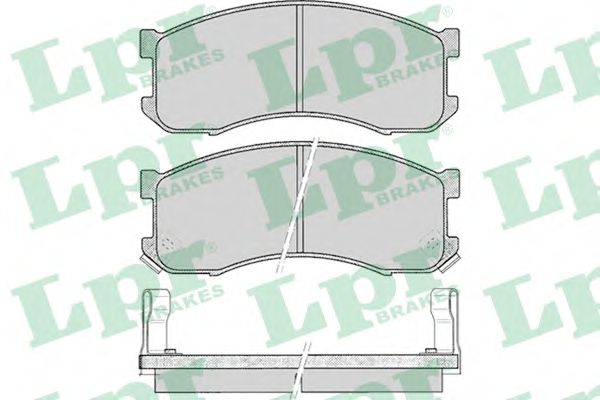 Тормозные колодки LPR 05P041