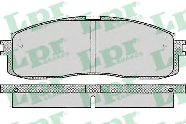 Тормозные колодки LPR 05P066