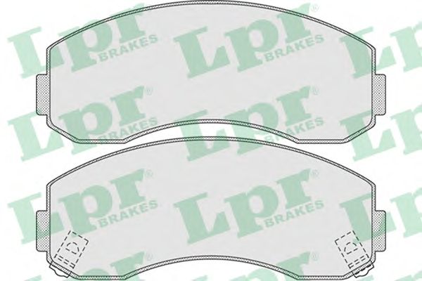 Тормозные колодки LPR 05P1007