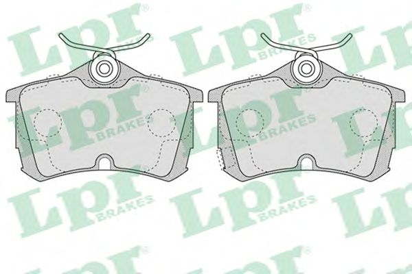 Тормозные колодки LPR 05P1037