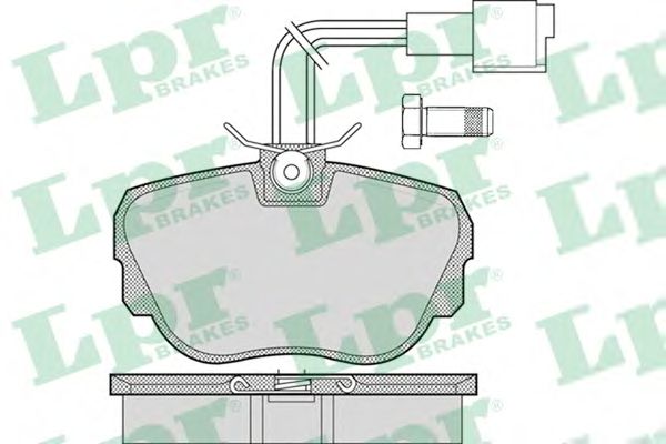 Тормозные колодки LPR 05P1079