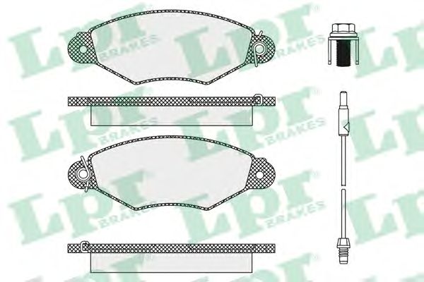 Тормозные колодки LPR 05P1106