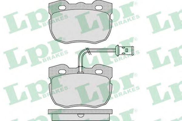 Тормозные колодки LPR 05P1133