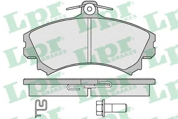 Тормозные колодки LPR 05P1221