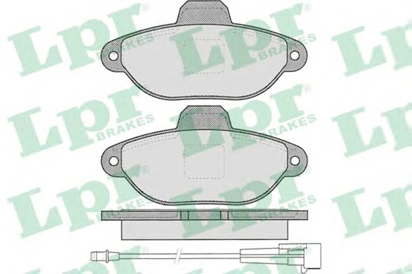 Тормозные колодки LPR 05P1262