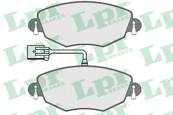 Тормозные колодки LPR 05P1302