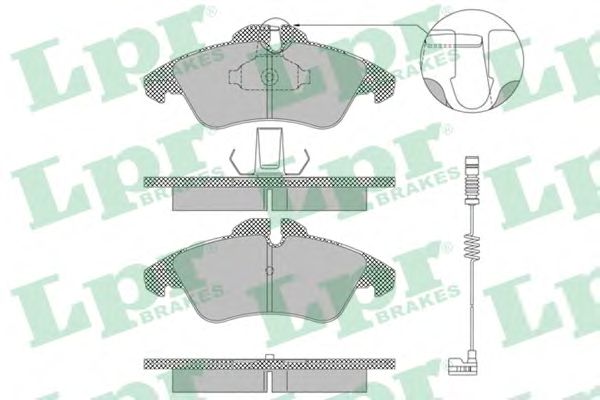 Тормозные колодки LPR 05P1304
