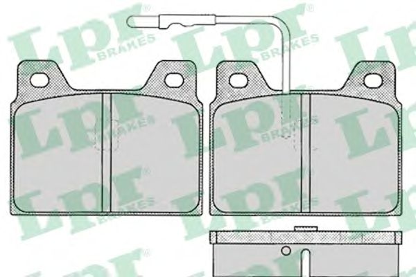 Тормозные колодки LPR 05P131