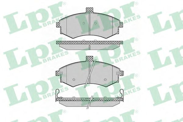 Тормозные колодки LPR 05P1374
