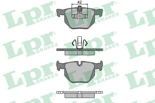 Тормозные колодки LPR 05P1476
