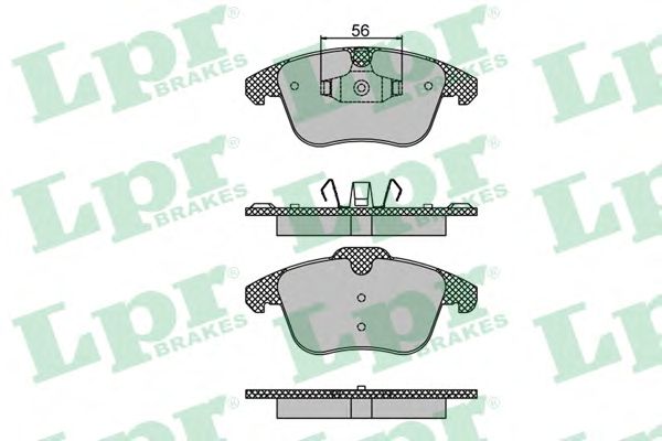 Тормозные колодки LPR 05P1480