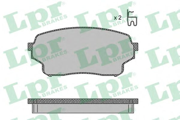Гальмівні колодки LPR 05P1483
