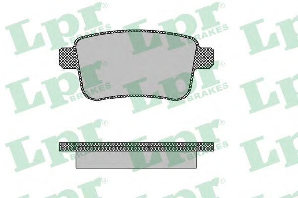 Тормозные колодки LPR 05P1487