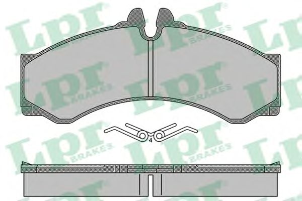 Тормозные колодки LPR 05P1517