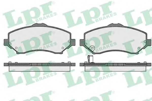 Тормозные колодки LPR 05P1548