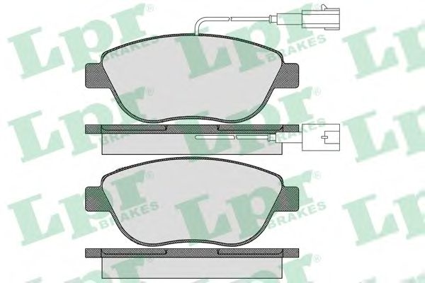 Тормозные колодки LPR 05P1657