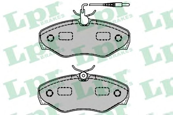 Тормозные колодки LPR 05P1660