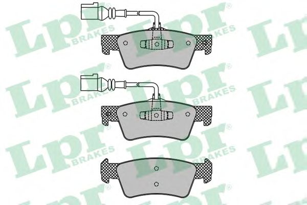 Тормозные колодки LPR 05P1667