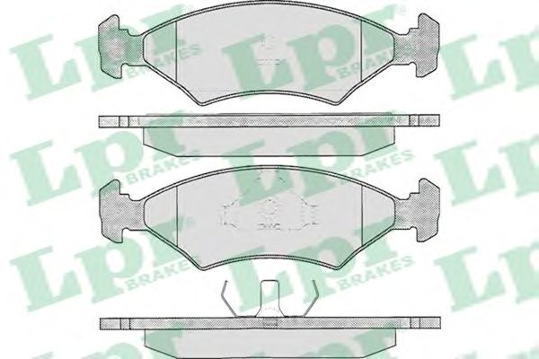Тормозные колодки LPR 05P233