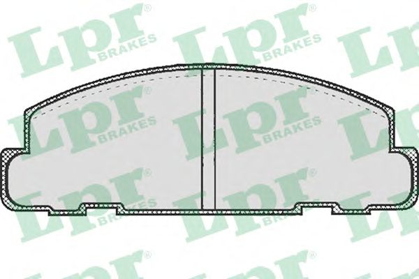 Тормозные колодки LPR 05P267