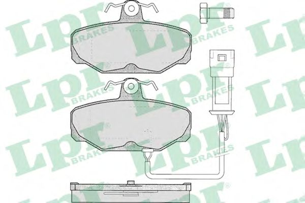 Тормозные колодки LPR 05P279