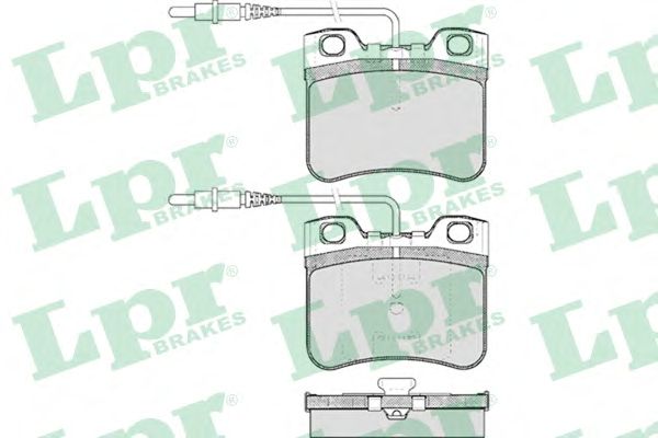 Тормозные колодки LPR 05P283