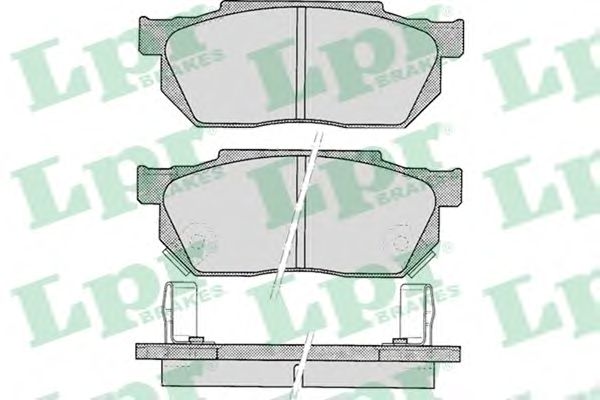 Тормозные колодки LPR 05P322