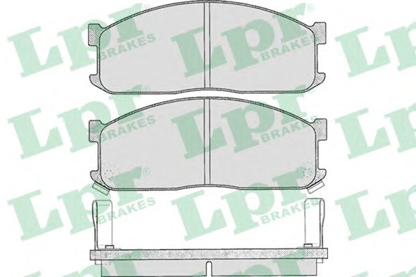 Тормозные колодки LPR 05P335